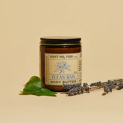 Honey Hill Farm Body Butter Clean Rain 6 oz.