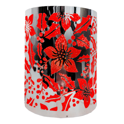 Scentchips Poinsettias Lantern Shade