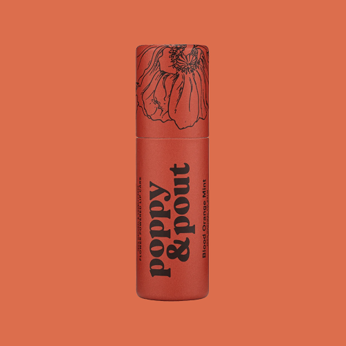 Poppy & Pout Blood Orange Mint Lip Balm