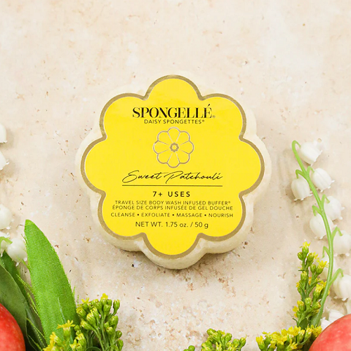 Spongelle Daisy Spongette Sweet Patchouli