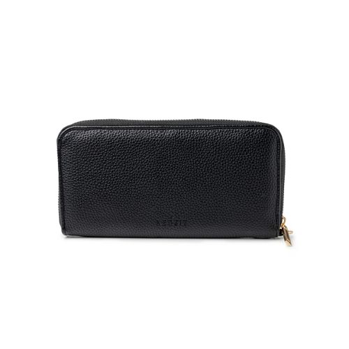 DM Kedzie Eclipse Zip-Around Clutch Black
