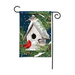 Studio M Birdhouse in Winter Garden Flag