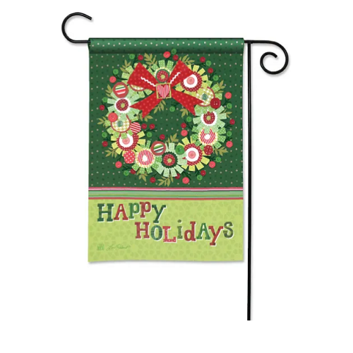 Studio M Handcrafted Holiday Garden Flag
