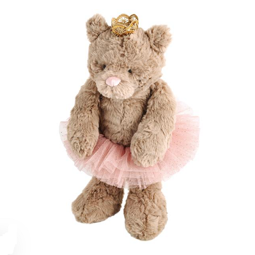 Mud Pie Bear Princess Plush