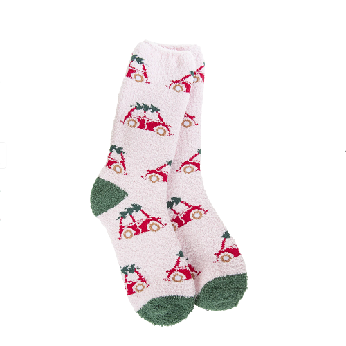 Crescent Sock Company Holiday Cozy Crew Holiday Bug Women's Socks