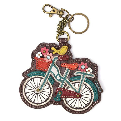 Chala Coin Purse/Key Fob Bicycle