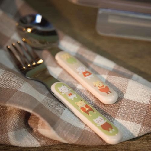 Sugarbooger Prairie Kitty Silverware Set