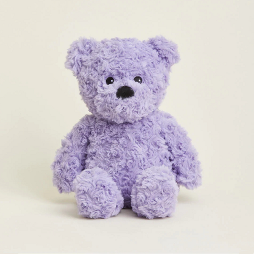 Warmies Purple Curly Bear