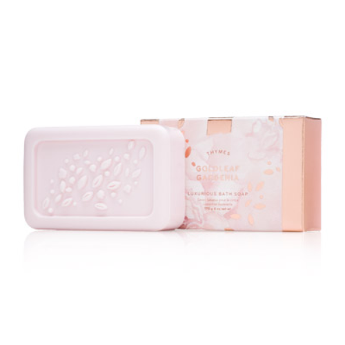 Thymes Goldleaf Gardenia Luxurious Bath Soap
