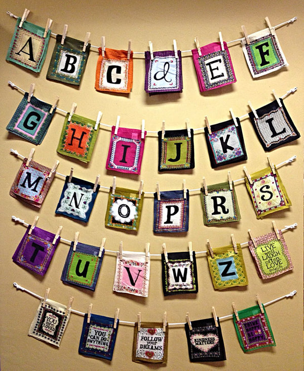 Natural Life Inspiration Letter Flags