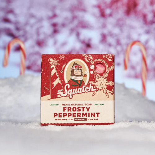 Dr. Squatch Frosty Peppermint Bar Soap