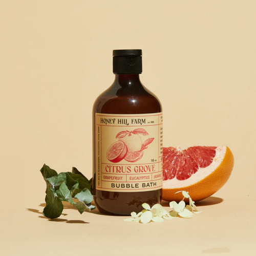Honey Hill Farm Bubble Bath Citrus Grove 16 oz.
