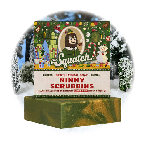 Dr. Squatch Ninny Scrubbins Bar Soap
