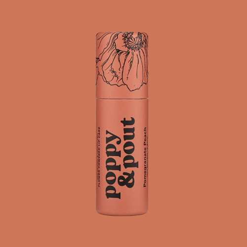 Poppy & Pout Pomegranate Peach Lip Balm