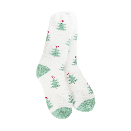Crescent Sock Company Holiday Cozy Collection Forest Women's Socks