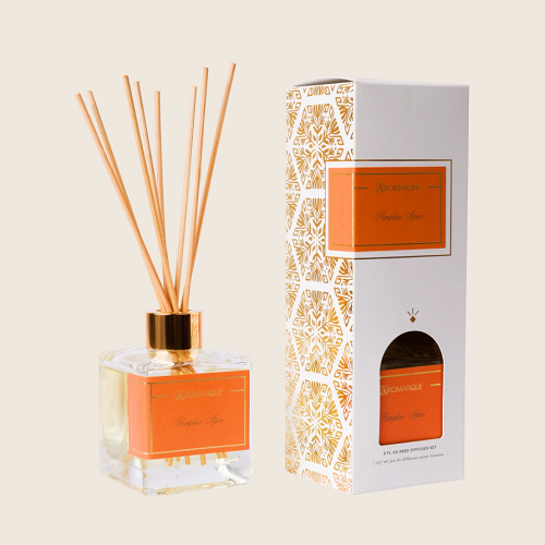 Aromatique Pumpkin Spice Reed Diffuser Set