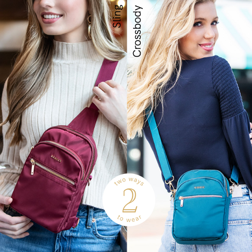 DM Kedzie Roundtrip Convertible Sling Teal