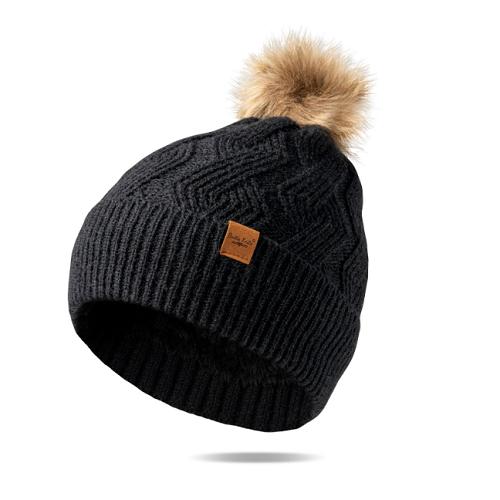 Britt's Knits Mainstay Pom Hat Black