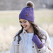 Britt's Knits Mainstay Pom Hat Purple