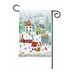 Studio M Snow Village Garden Flag