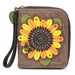 Chala Zip-Around Wallet Sunflower Brown