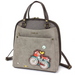 Chala Convertible Backpack Purse Bicycle Gray