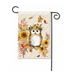 Autumn Owl Garden Flag