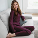 Hello Mello Cuddleblend Sweater Wine Time