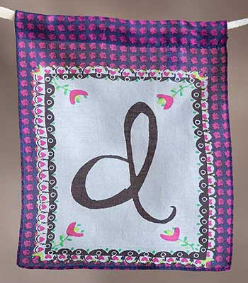 Natural Life Inspiration Letter Flags